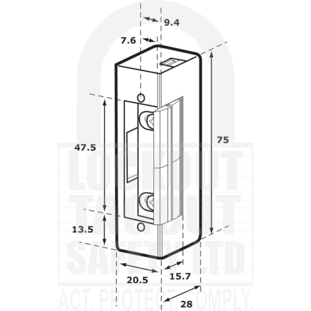 Eff Eff 17 Series Fail Locked Electric Strike Eff Eff 17 Series Fail Locked Electric Strike